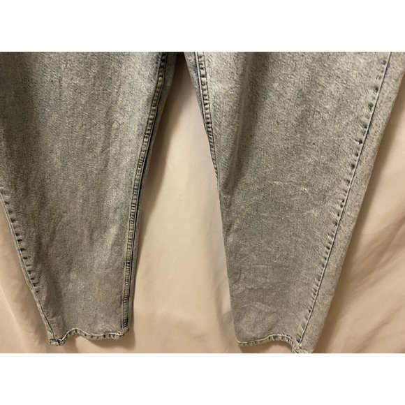 Boohoo Man  Mens 36X30 Jeans Grahic  Button Down Light Stone Wash - Picture 10 of 15